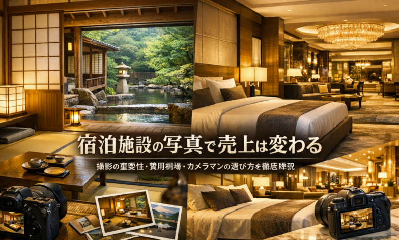 宿泊施設の写真で売上は変わる｜撮影の重要性・費用相場・カメラマンの選び方を徹底解説
