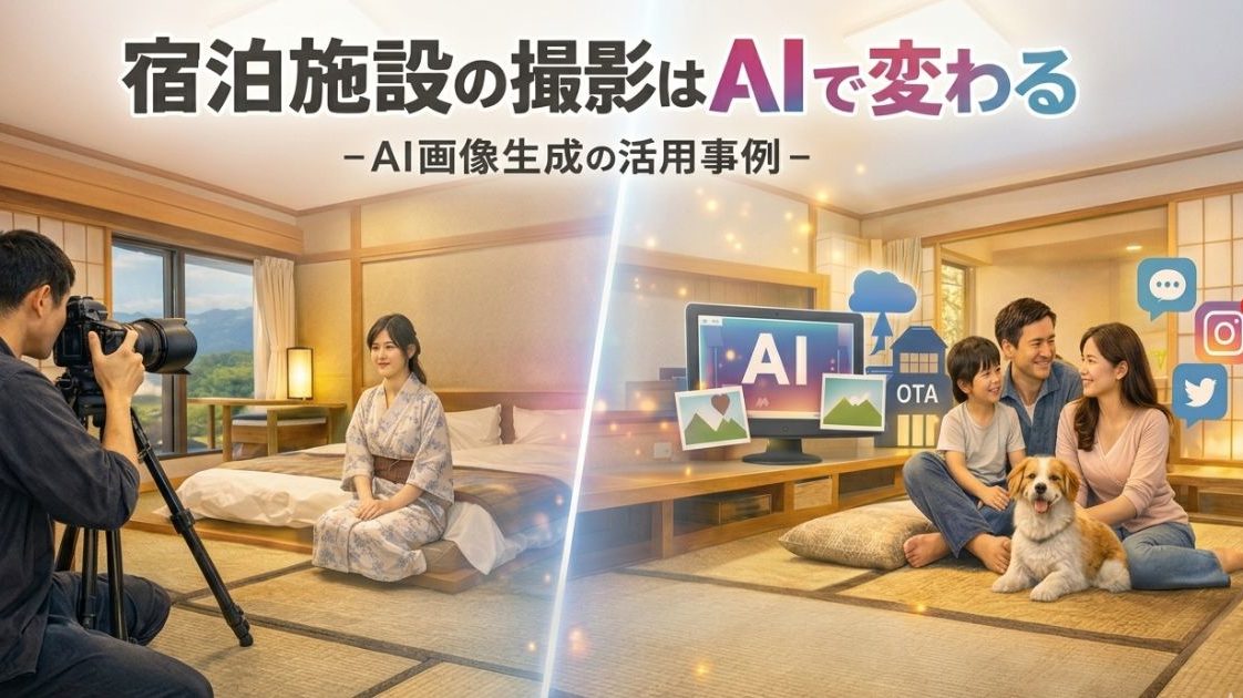 宿泊施設の撮影はAIでここまで変わる｜モデル手配なしで「滞在シーン」を再現する新手法