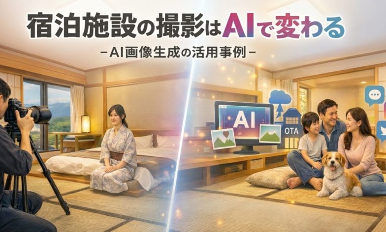 宿泊施設の撮影はAIでここまで変わる｜モデル手配なしで「滞在シーン」を再現する新手法
